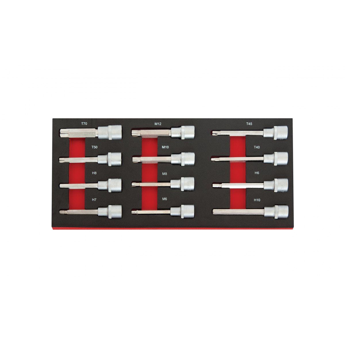 MODULE D'OUTILS EMBOUTS TORX BTR 6 PANS 12 PANS POUR CLIQUETS