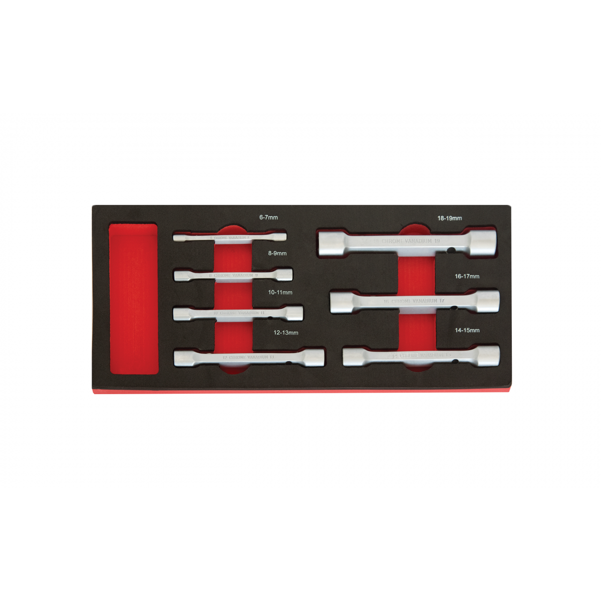 TUBULAR WRENCH SET 7PCS - 8598 | KROFTOOLS